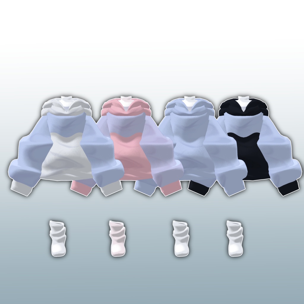 【18アバター対応】Lazy hoodie