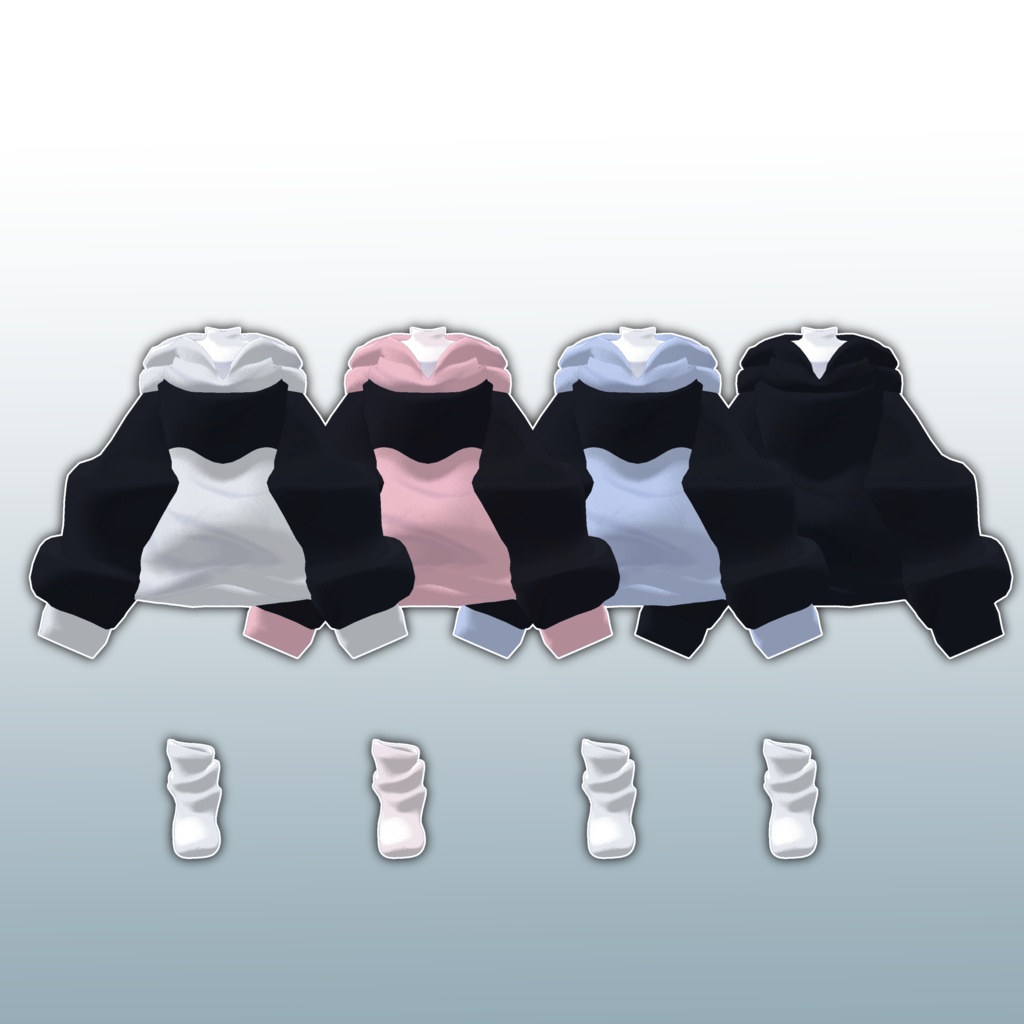 【18アバター対応】Lazy hoodie