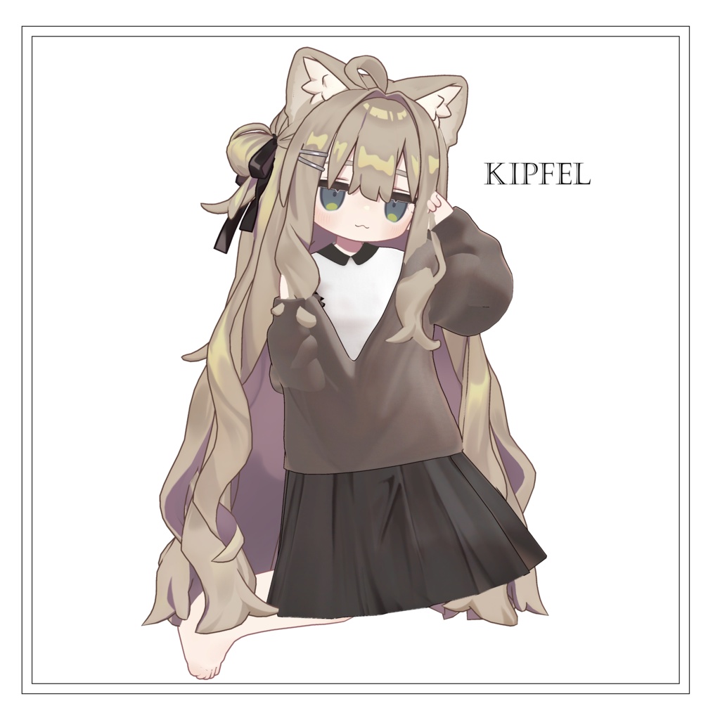 【28アバター対応】Loose Cardigan Uniform