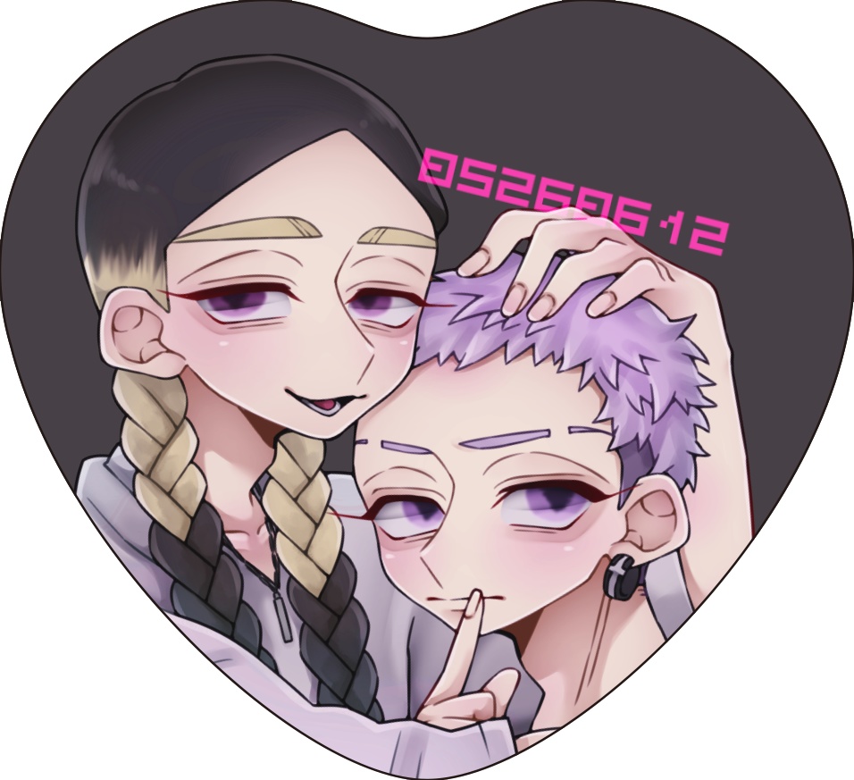 ハート型♥缶バッジ