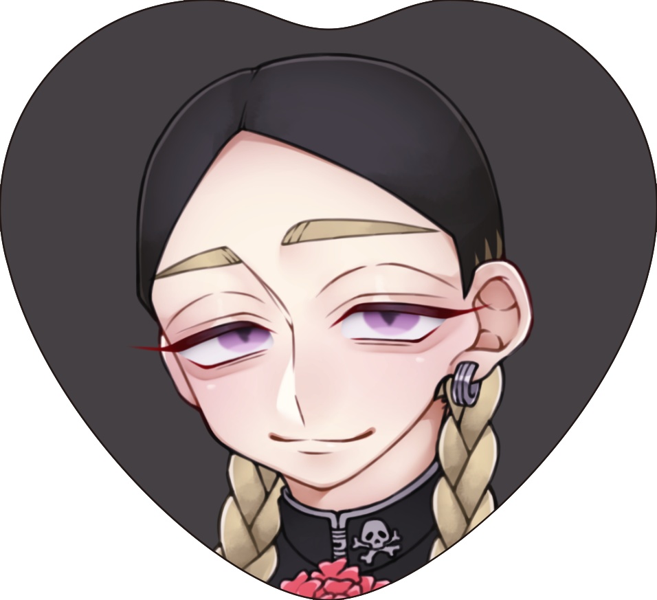 ハート型♥缶バッジ