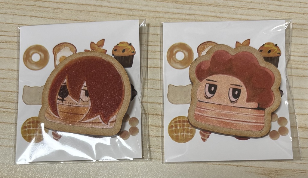 相心 🍞 木製バッジ