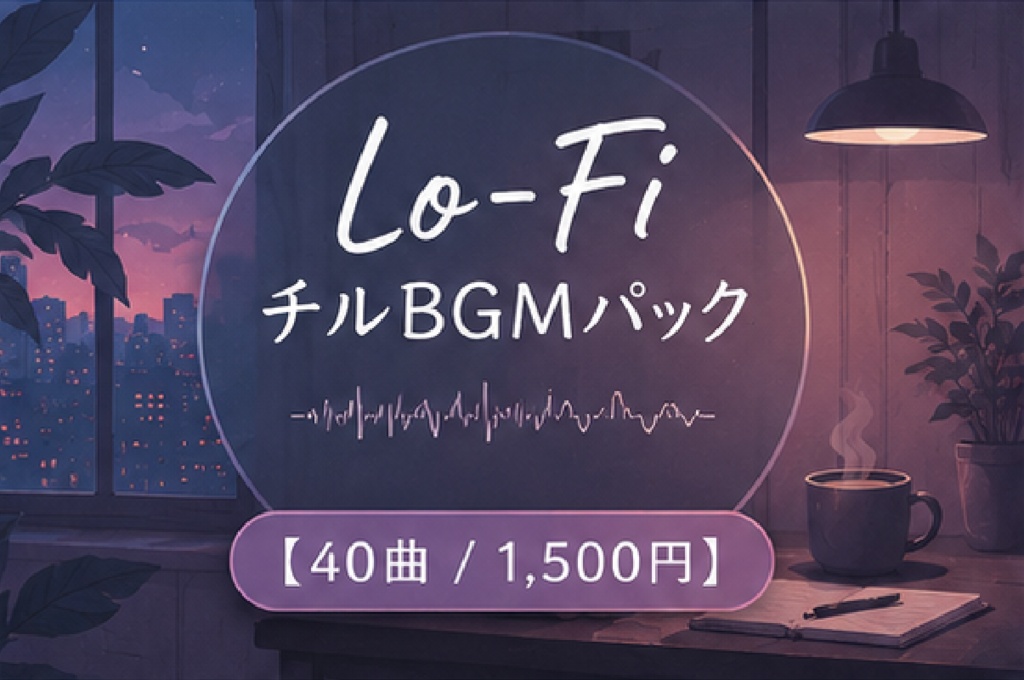 Lo-FiチルBGMパック 【40曲 / 1,500円】