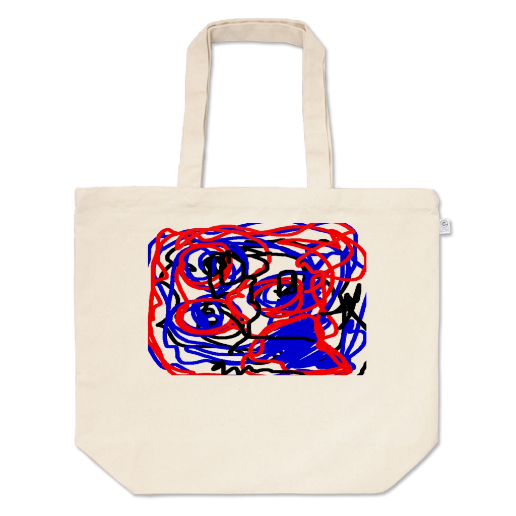 トートバッグ抽象画01