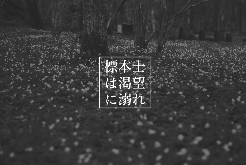 【標本士は渇望に溺れ】二部構成シナリオ