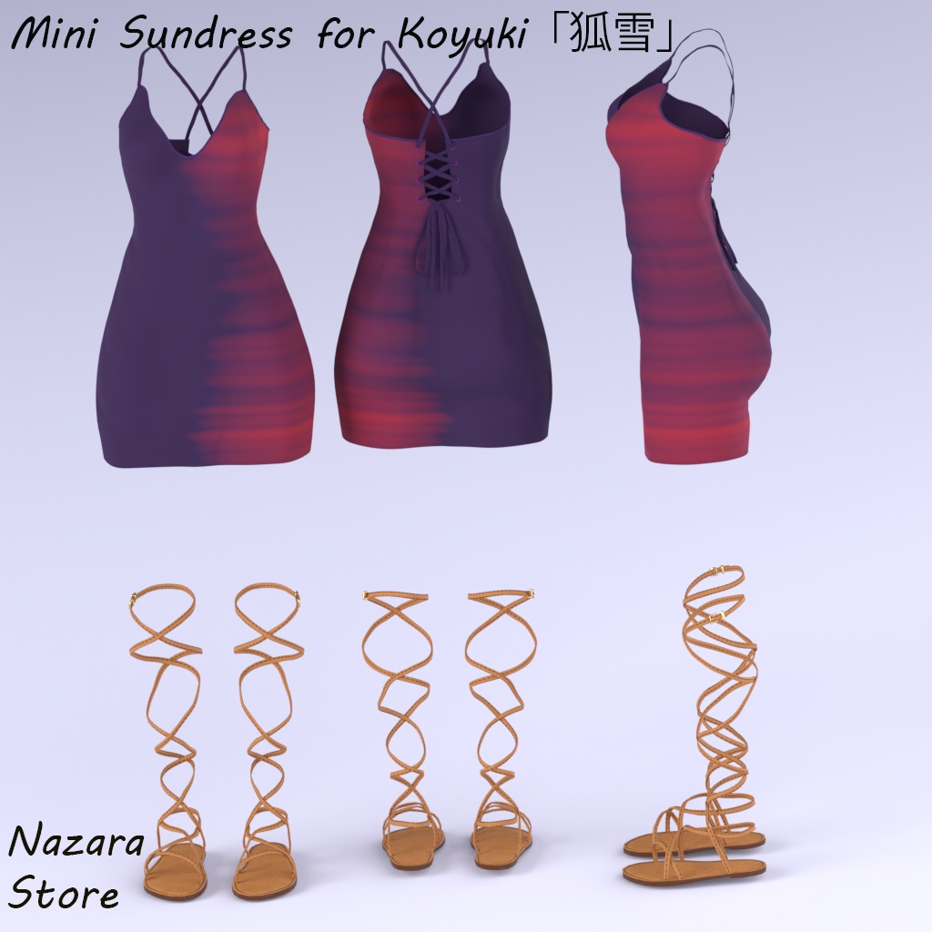 Mini Sundress『ミニサンドレス』for Koyuki『狐雪』