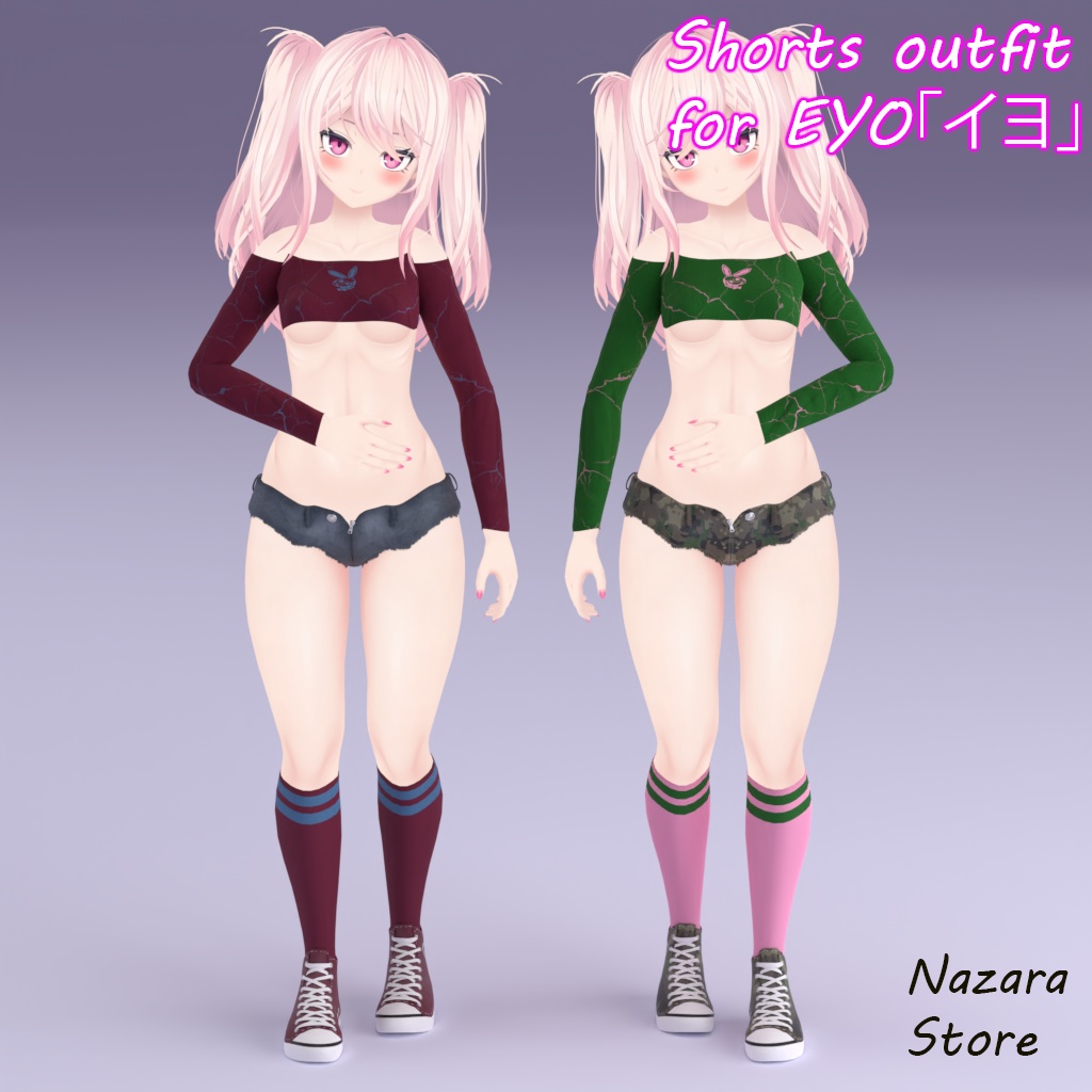 Shorts Outfit 「ショートパンツ」for EYO「イヨ」