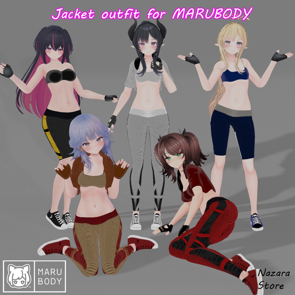 Jacket outfit 「ジャケットを使った一着」for MARUBODY