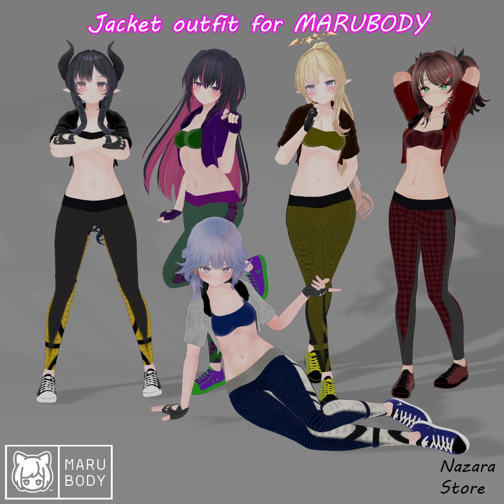 Jacket outfit 「ジャケットを使った一着」for MARUBODY