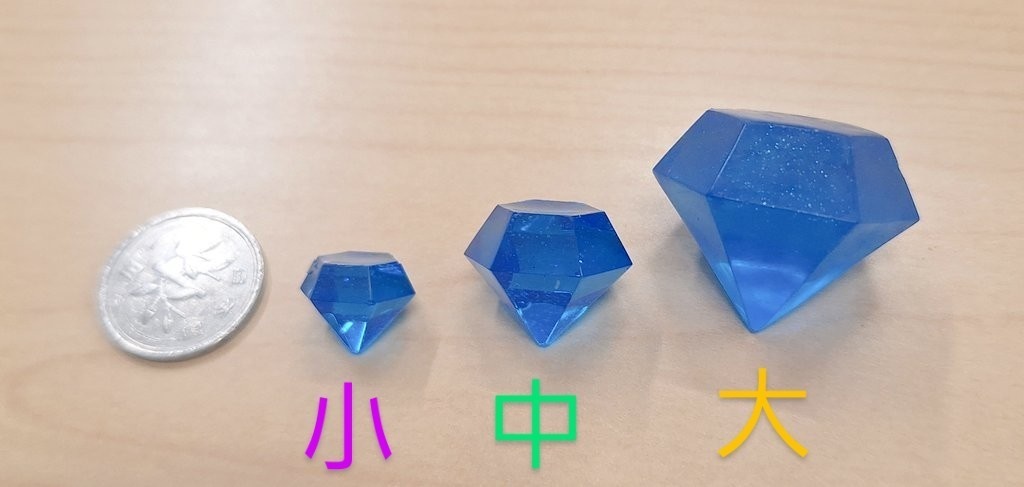 宝石キーホルダー中