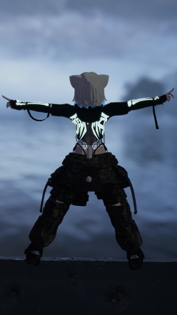 羽のタトゥー(tattoo) デカール素材付き!!片羽と両羽あるよ!!