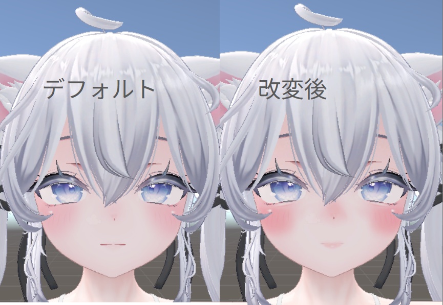 Sioちゃん用メイクテクスチャ(顔のみ)ナチュラルメイク
