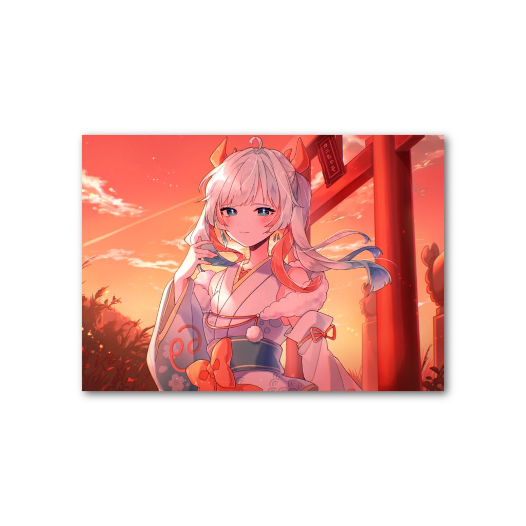 儚げなカニちゃそのカード