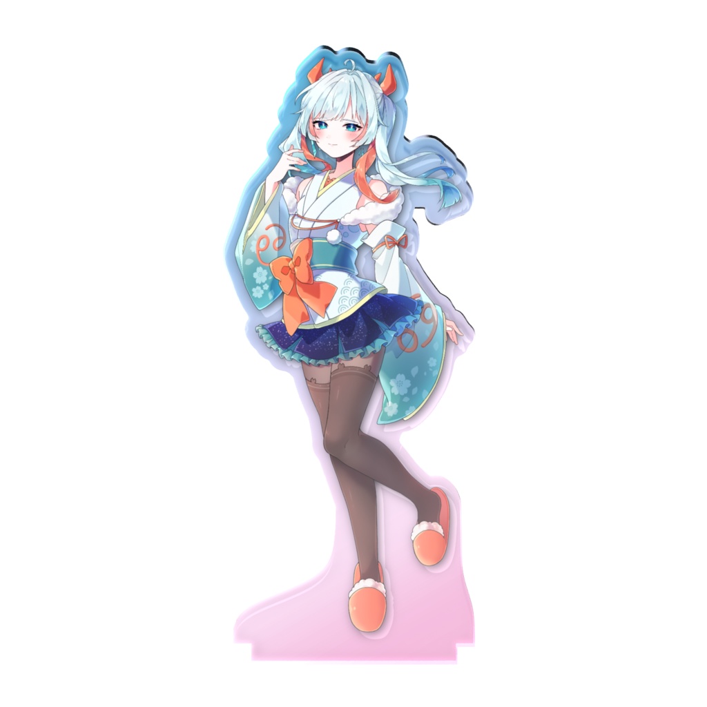 儚げなカニちゃそのオーロラアクスタ