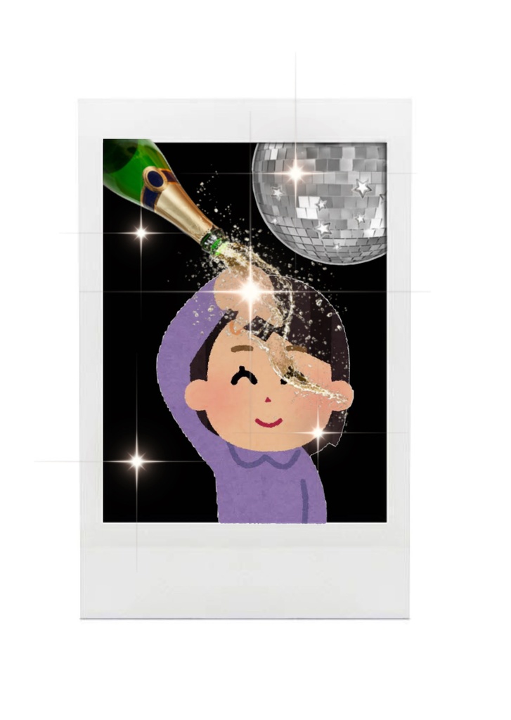 万歳‼️夜職引退‼️祝杯チェキ🍾‼️