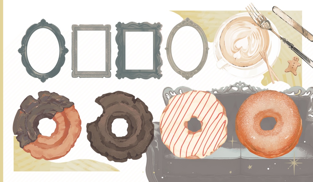 【無料有/全75種】TRPG用おためし画像素材セット【gif/png】