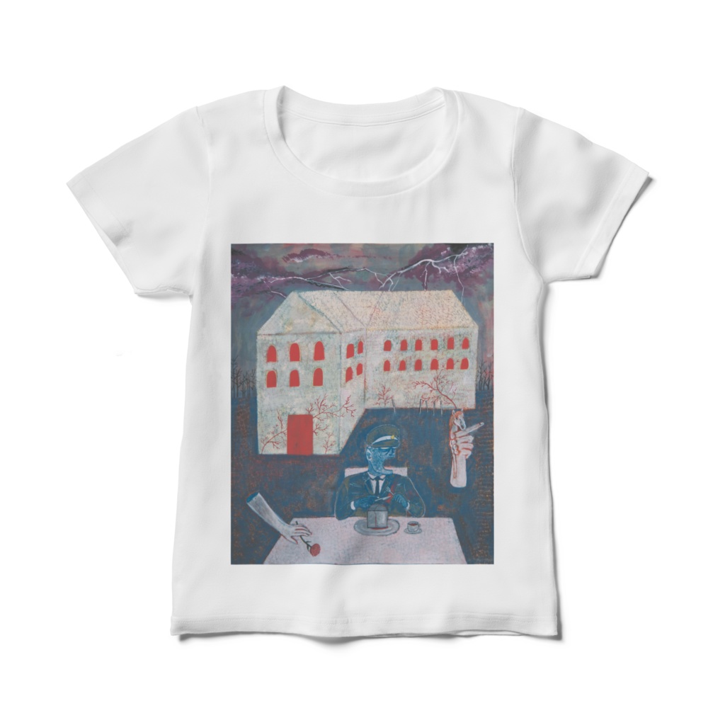 戦後のディナーレディースTシャツ