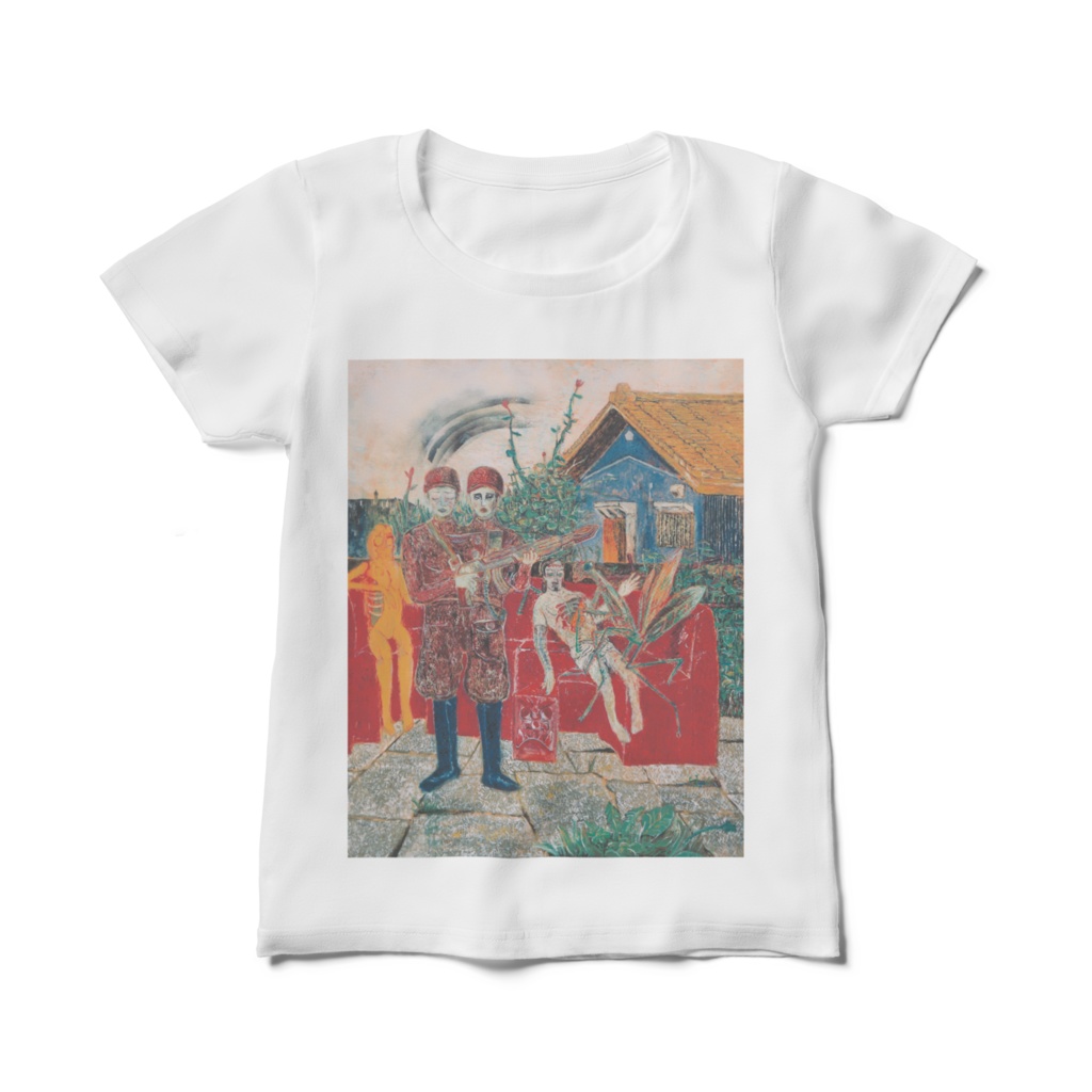 裏庭レディースTシャツ