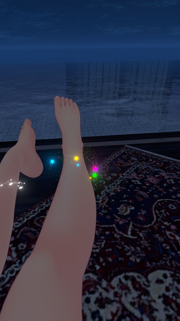 Footaccessory(星キラキラパーティクル)