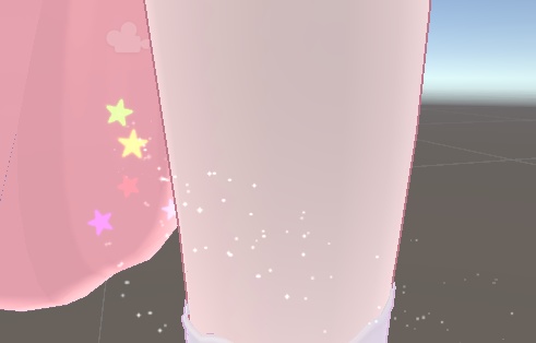 Footaccessory（星キラキラパーティクル）