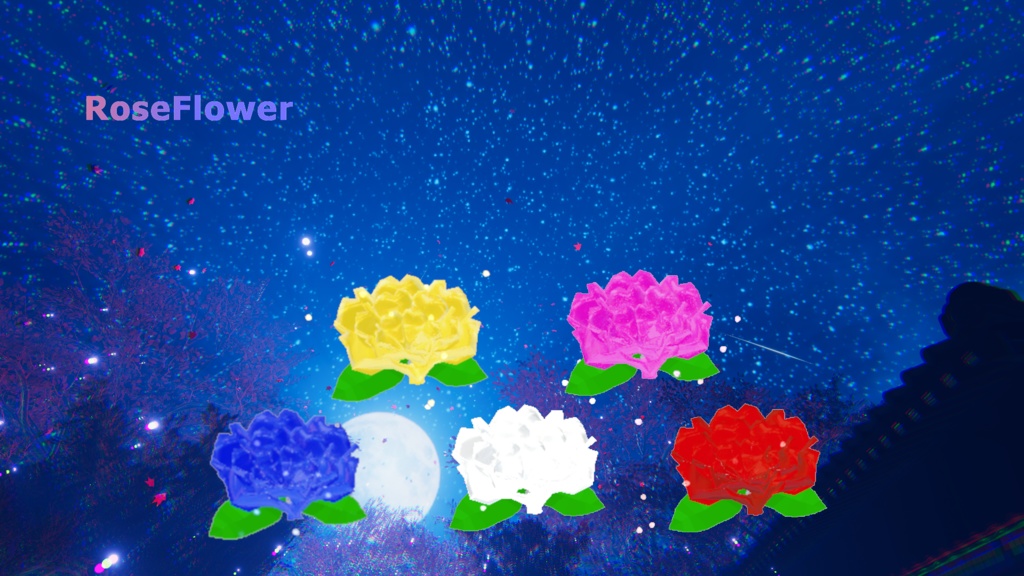 薔薇ヘアピン【Rose Flower】