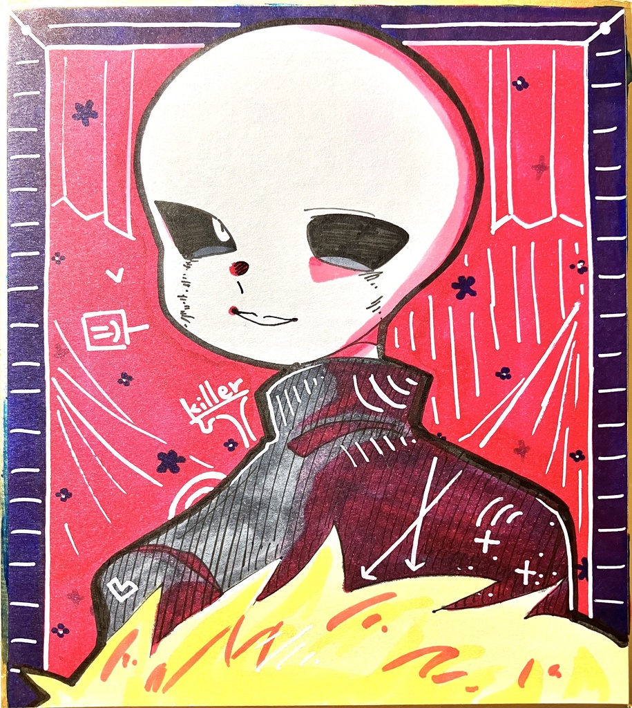 キラー色紙