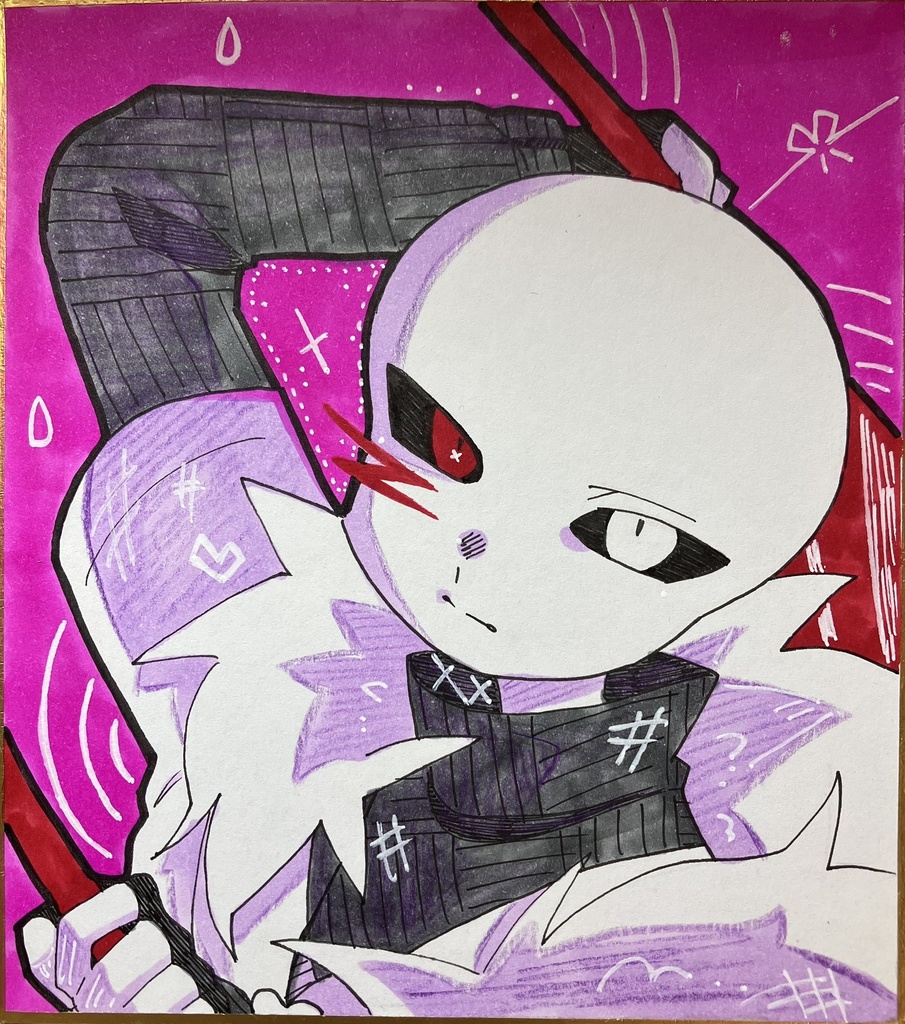 クロス色紙