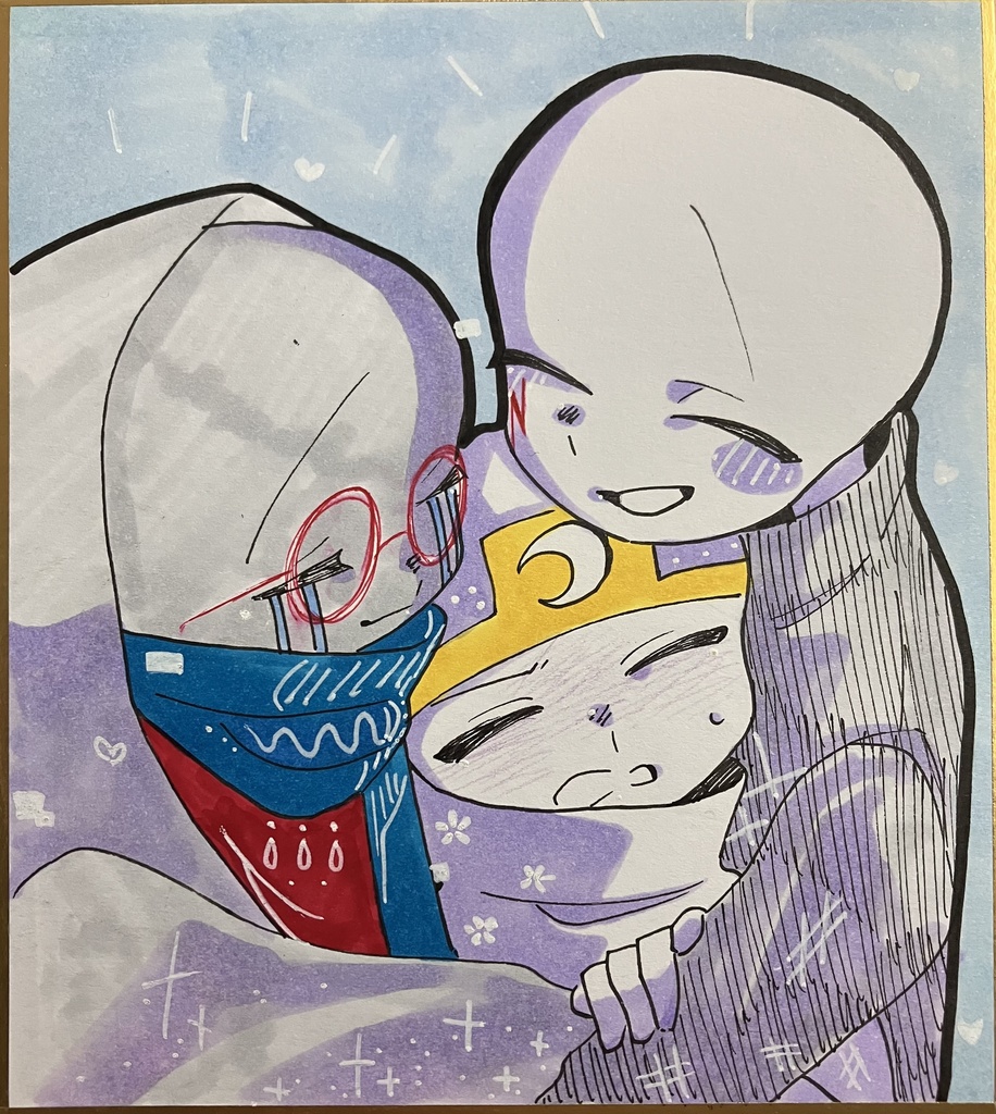 みむすく色紙
