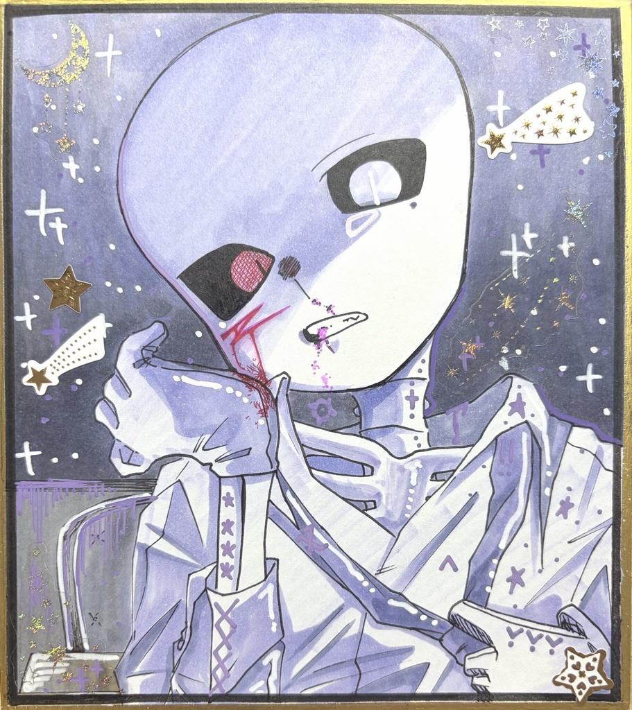 クロス色紙