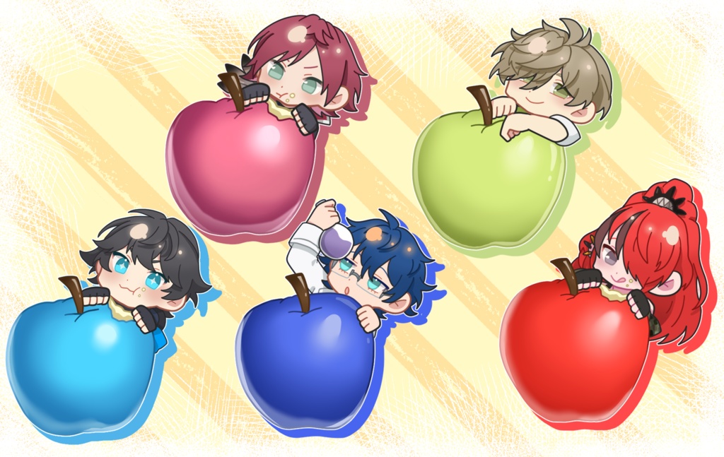 エデン組りんごチャーム