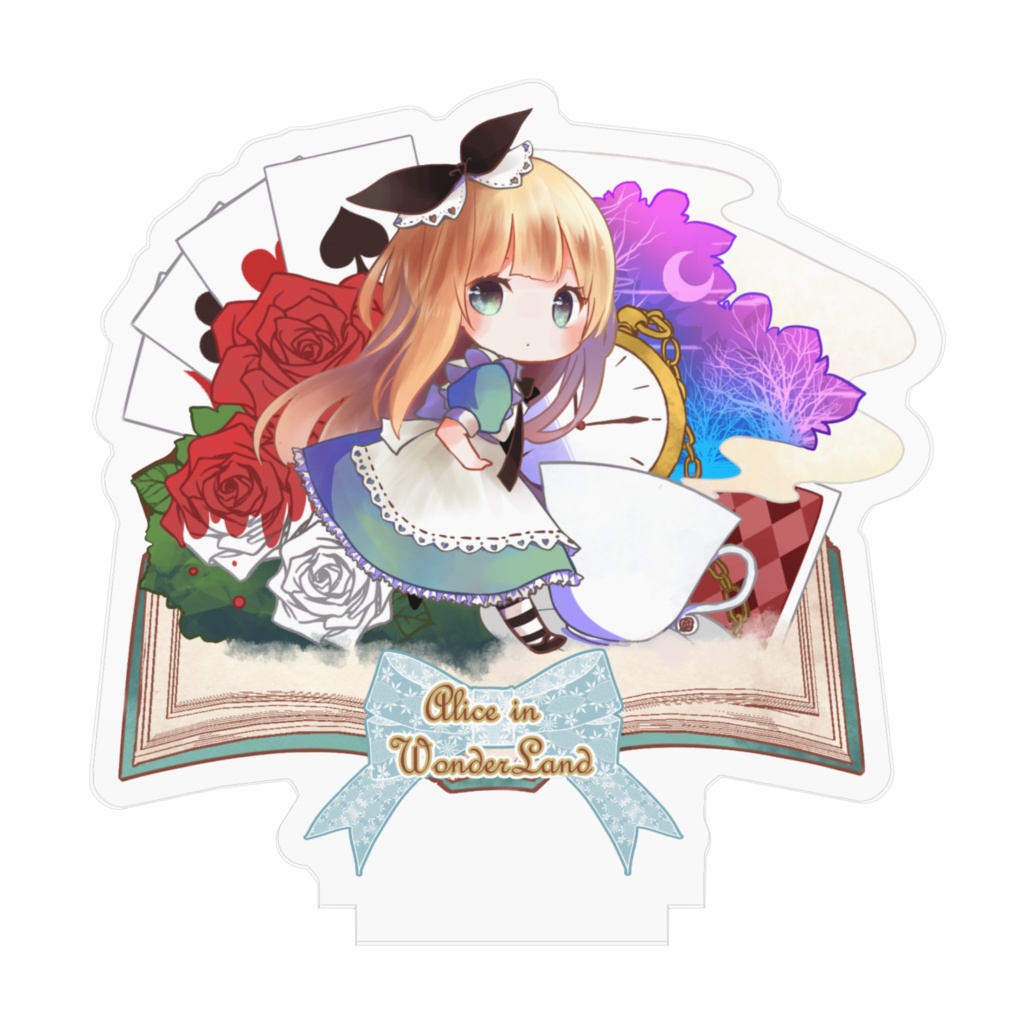 飛び出す童話アクリルスタンド【不思議の国のアリス】