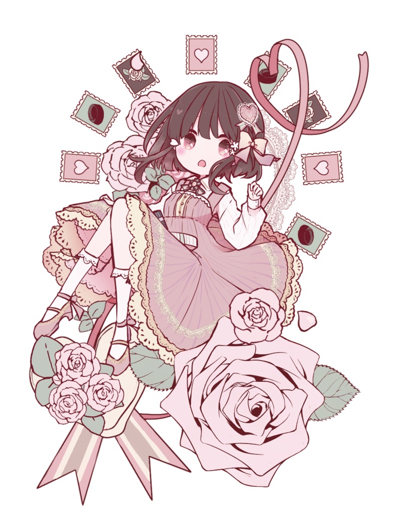 うちの子アクキー【ローズ】