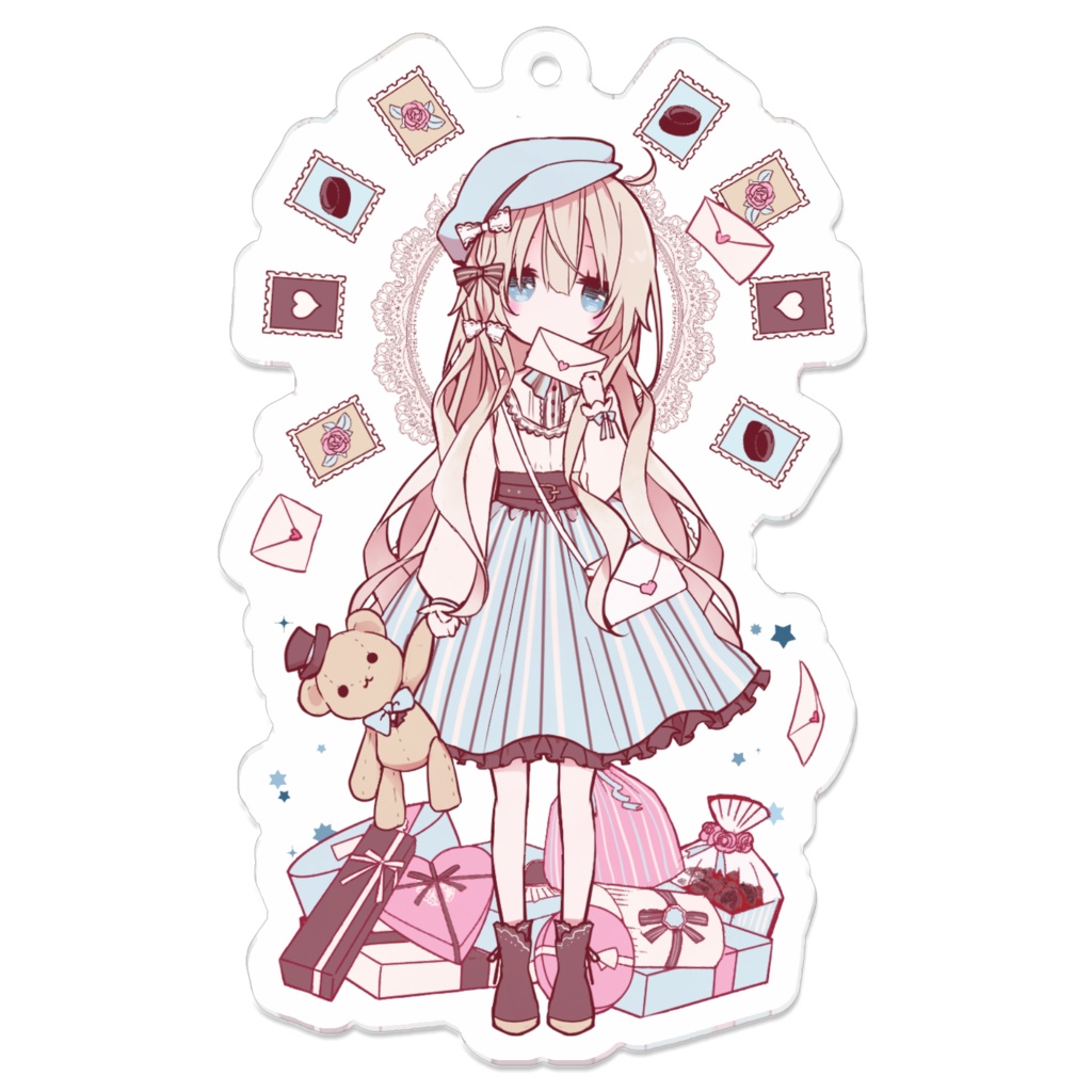 うちの子アクキー【レター】