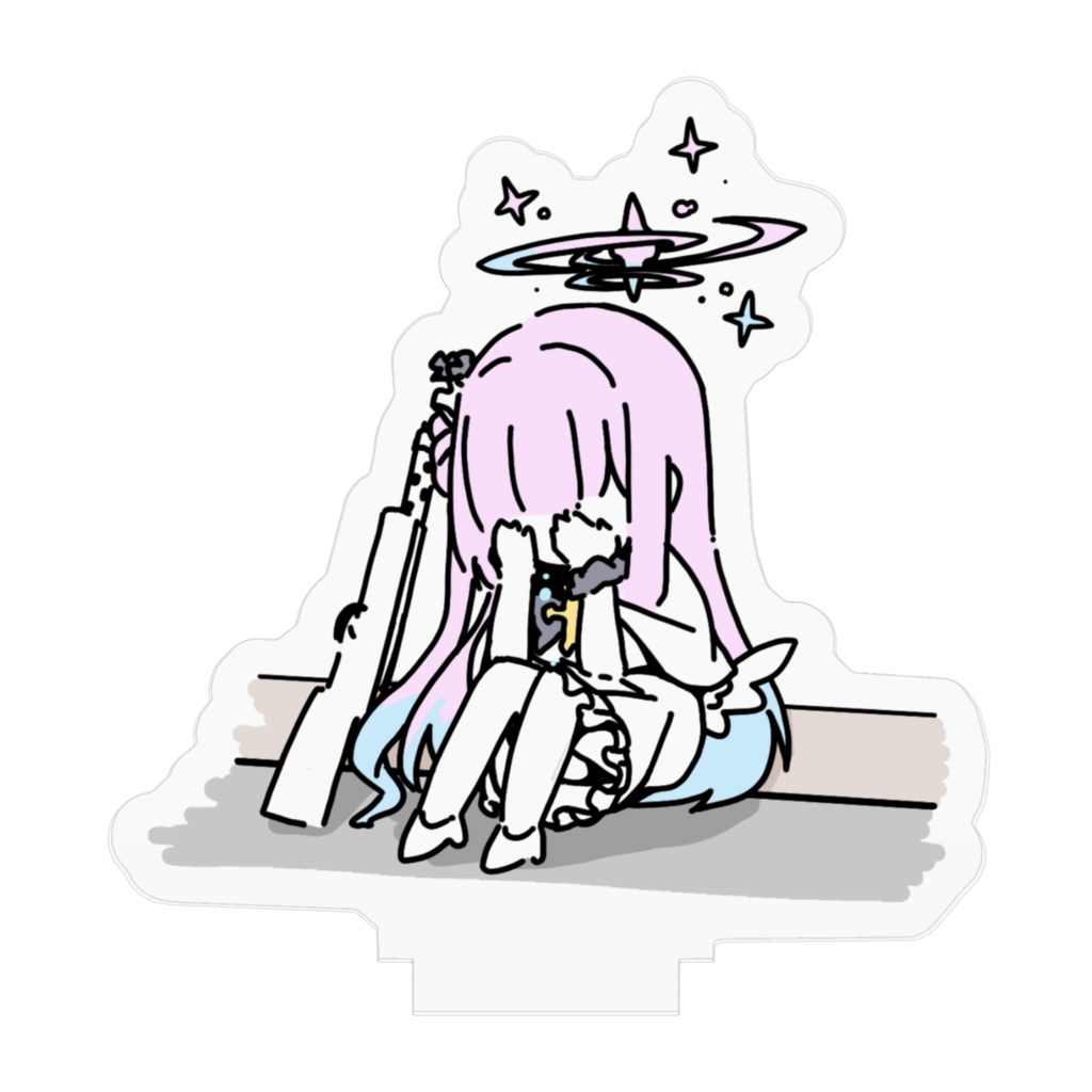 ないてるミカアクリルフィギュア