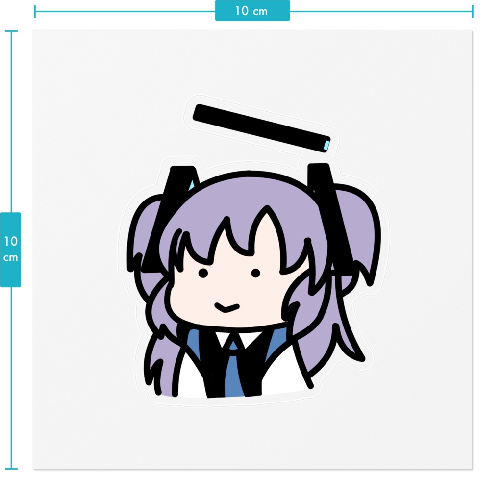 かんたんユウカステッカー(クリア)