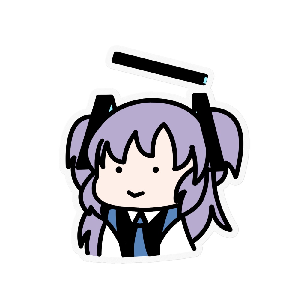 かんたんユウカステッカー(クリア)
