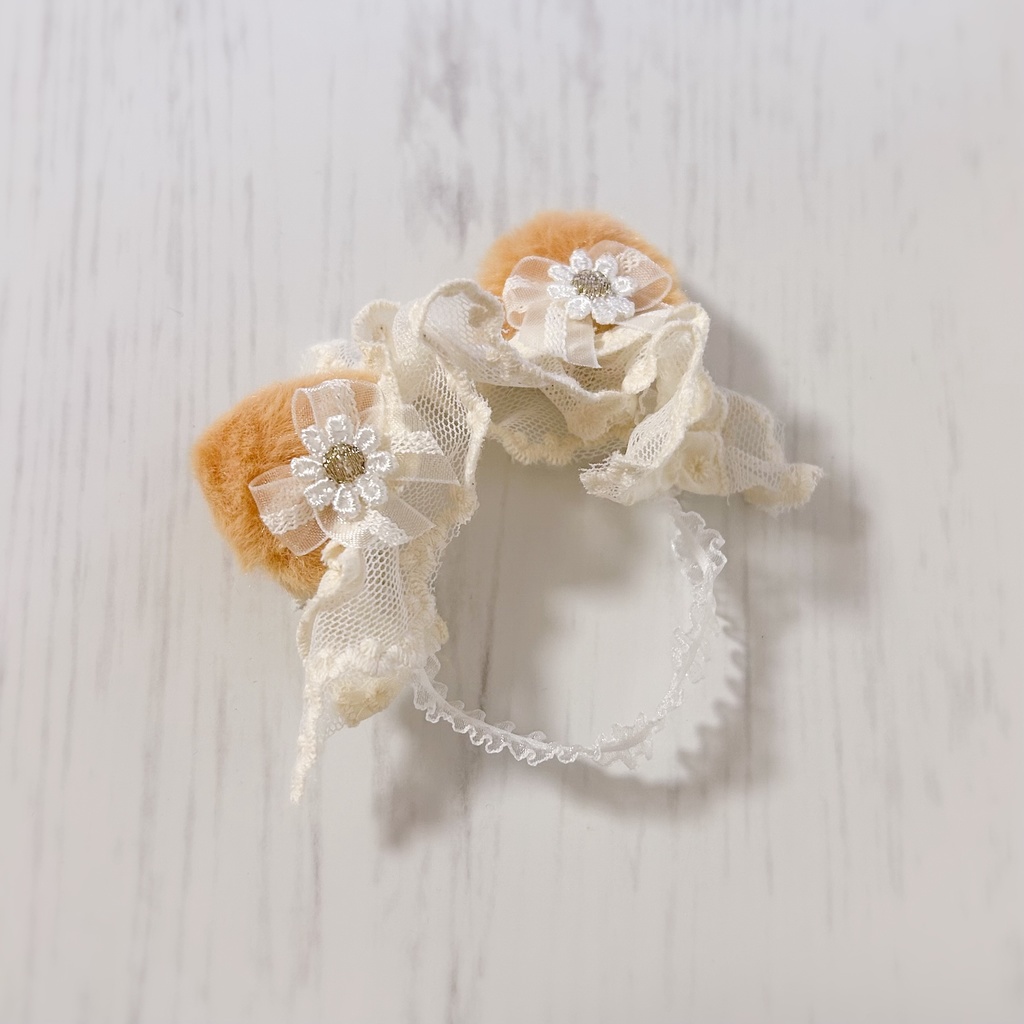ちびみみねこヘッドドレス