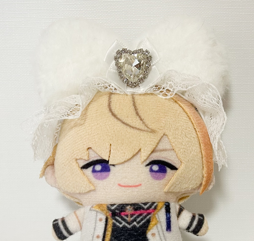 しろくろねこヘッドドレス