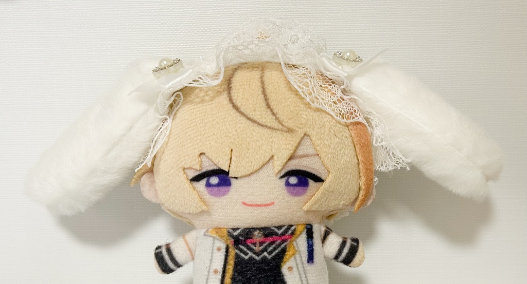 しろくろうさぎヘッドドレス