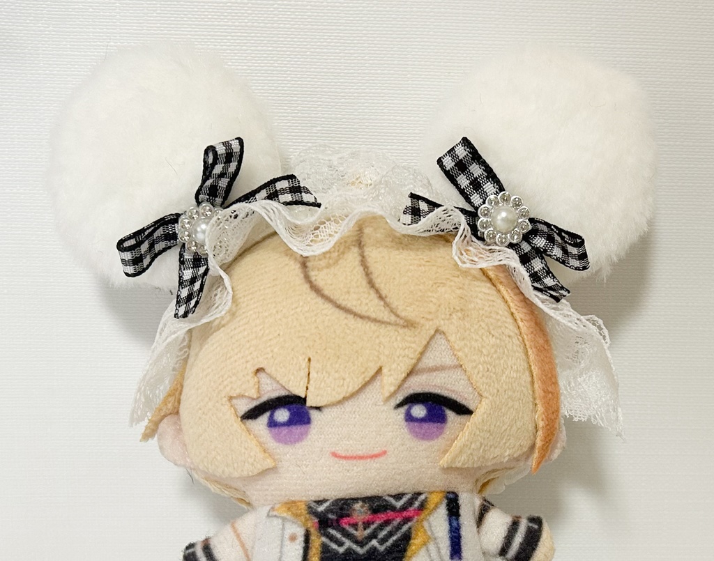 しろくろくまヘッドドレス