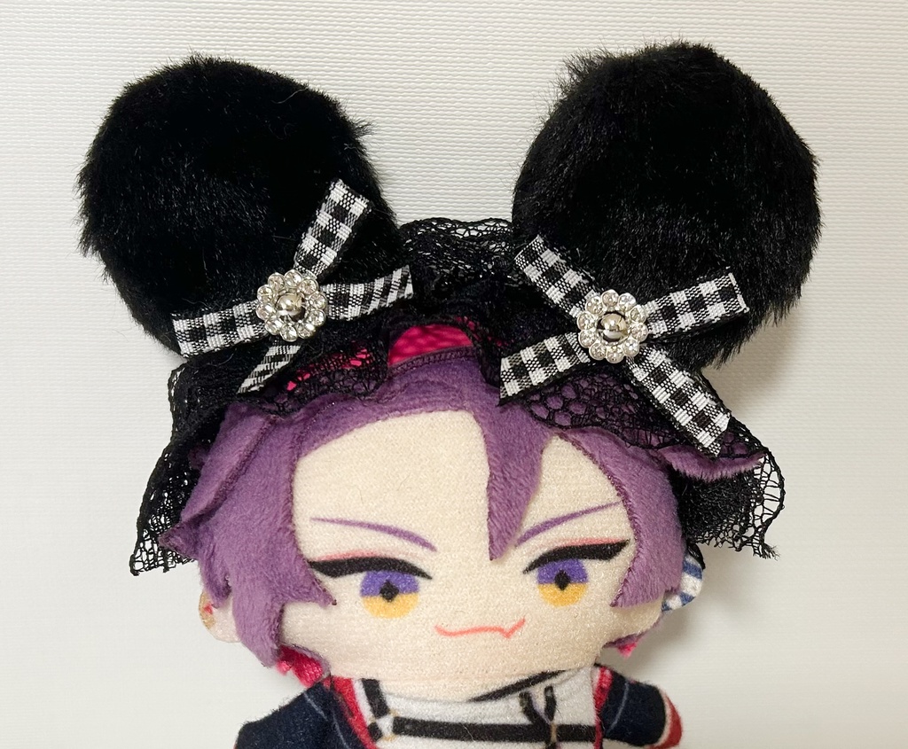 しろくろくまヘッドドレス