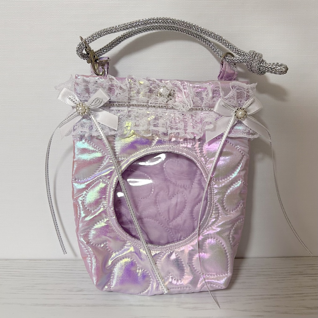 窓つきパペチャンポーチ 1匹用