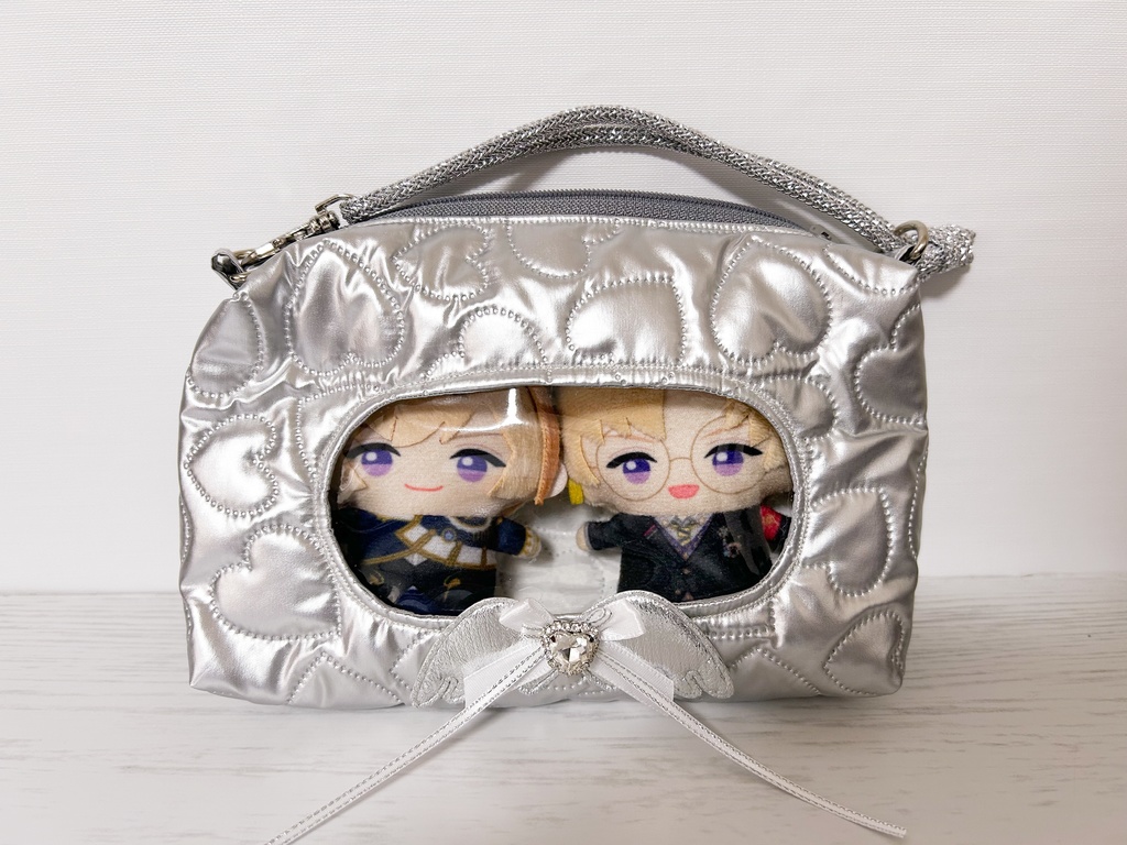 窓付きパペチャンポーチ 2匹用