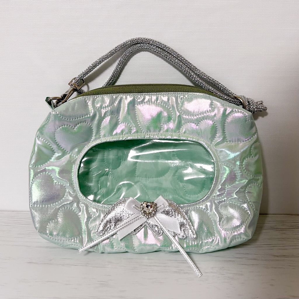 窓付きパペチャンポーチ 2匹用