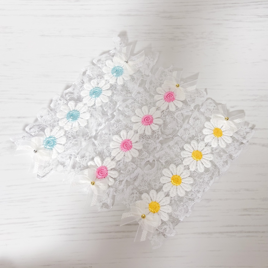 フリフリお花ヘッドドレス