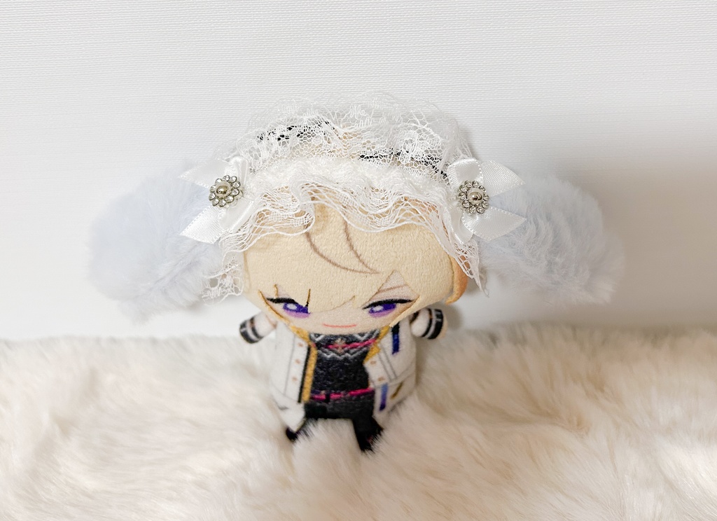 うさみみヘッドドレスあおピンク