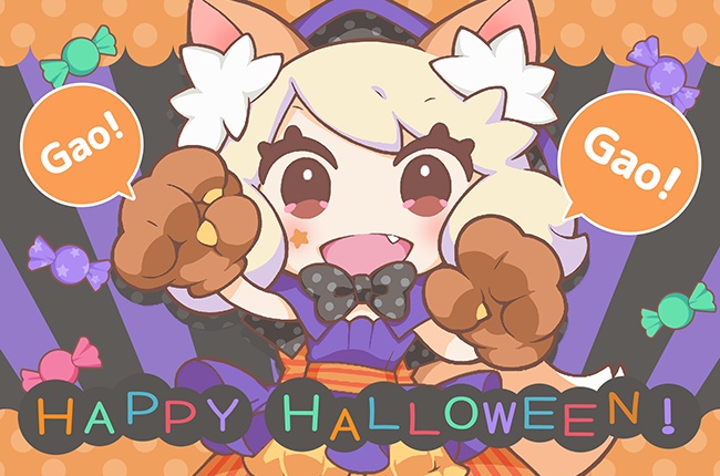 ハロウィンポストカード