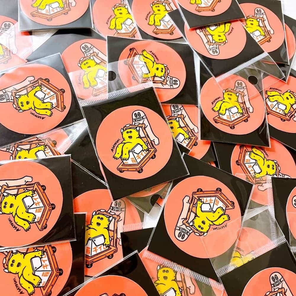 丸型ステッカー たらこちゃん