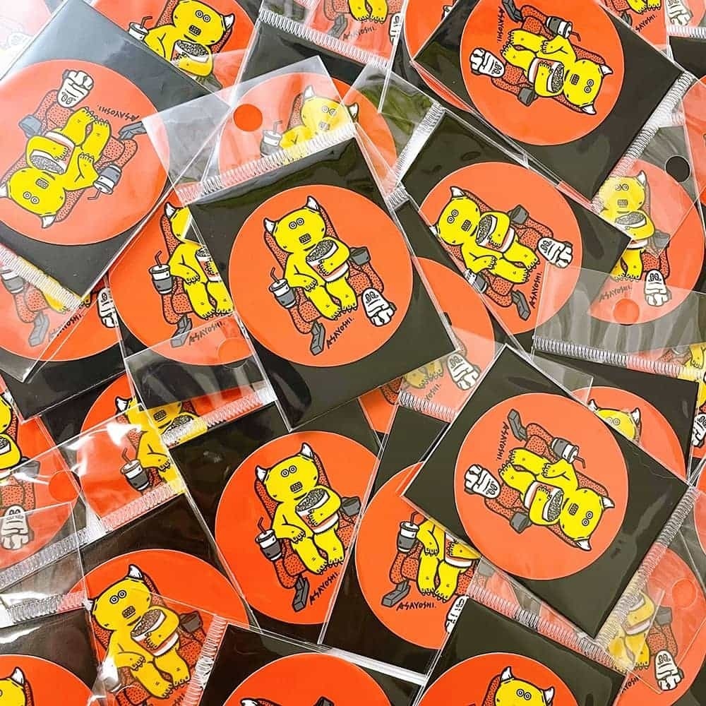 丸型ステッカー 映画