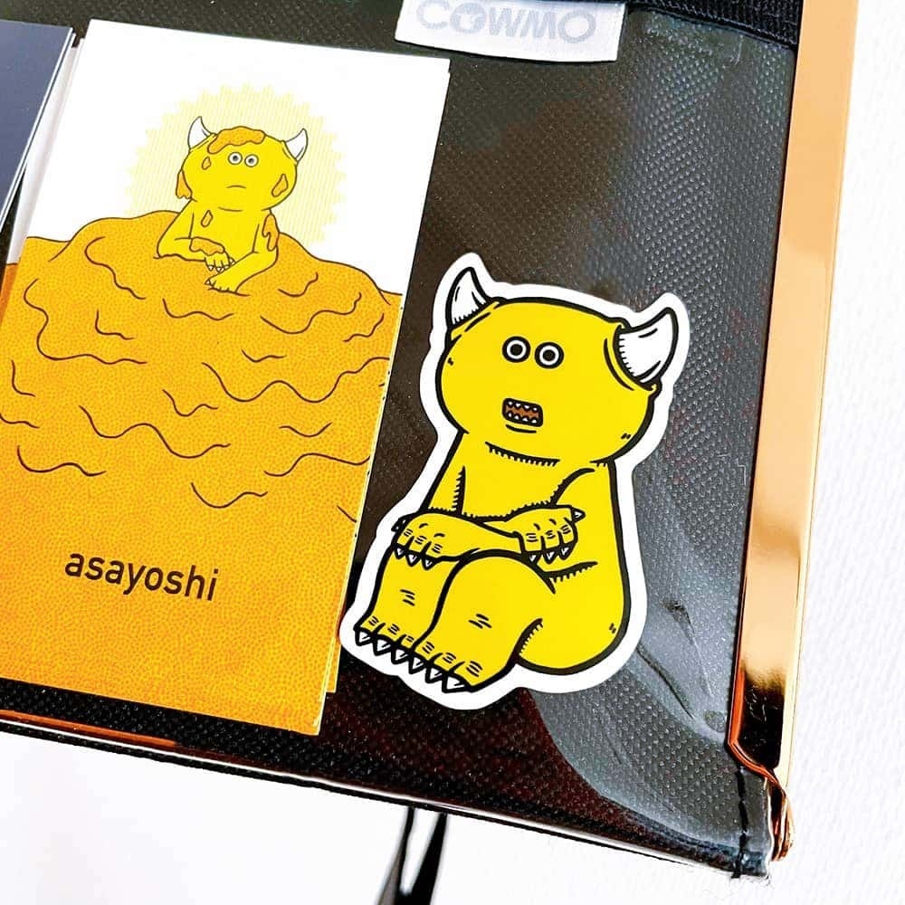 ステッカー おすわり